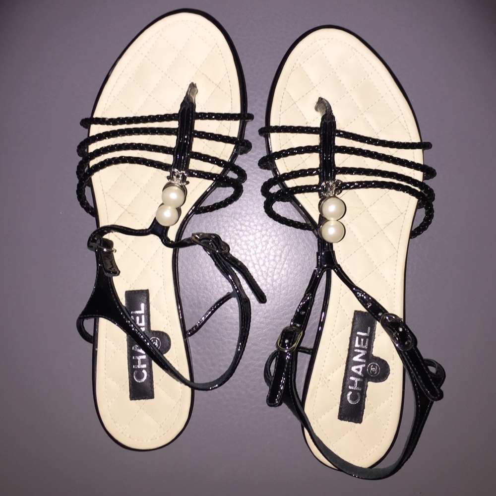 Authentic Chanel sandals